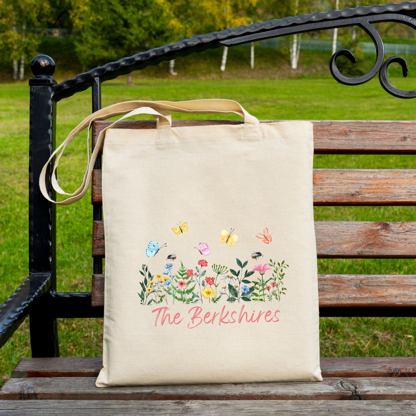 Canvas Tote Bag | The Berkshires Floral