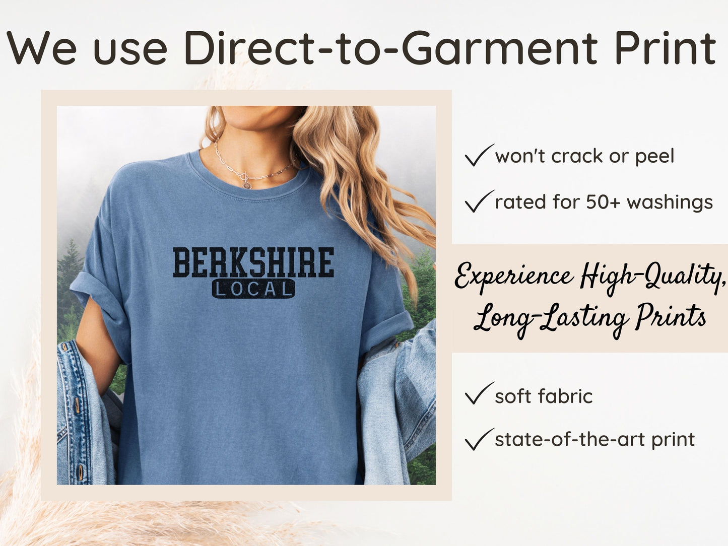 Direct to garment listing card