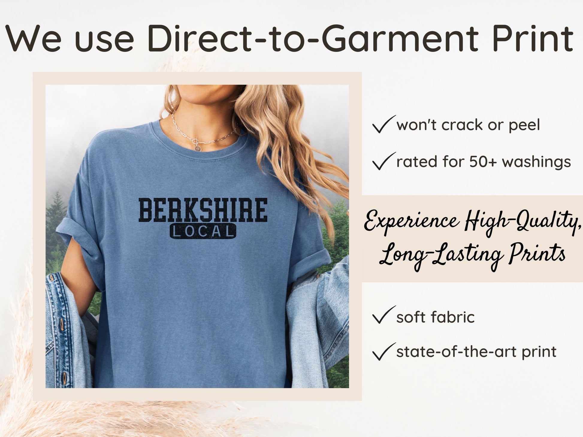 Direct to garment listing card
