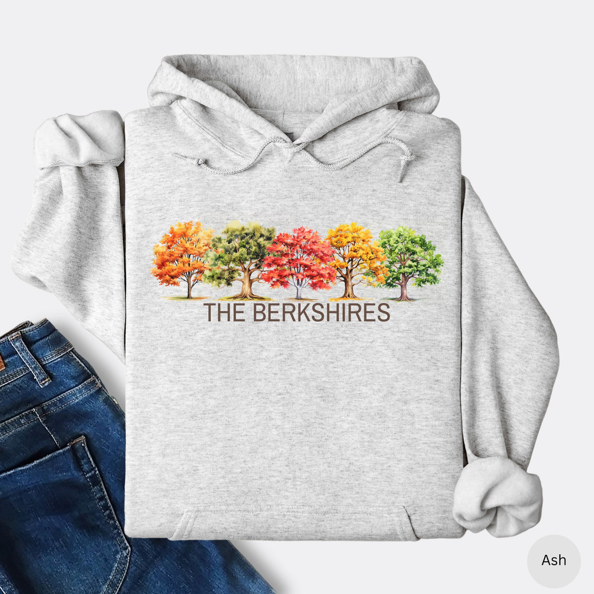 The Berkshires Fall Trees Hoodie | New England Autumn Sweatshirt