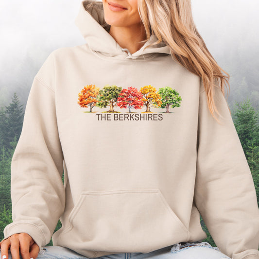 The Berkshires Fall Trees Hoodie | New England Autumn Sweatshirt
