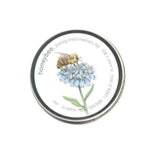 Honeybee flower seed mix in recycled tin gift