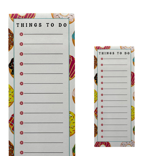Things To Do Notepad With Magnet, Donut Themed