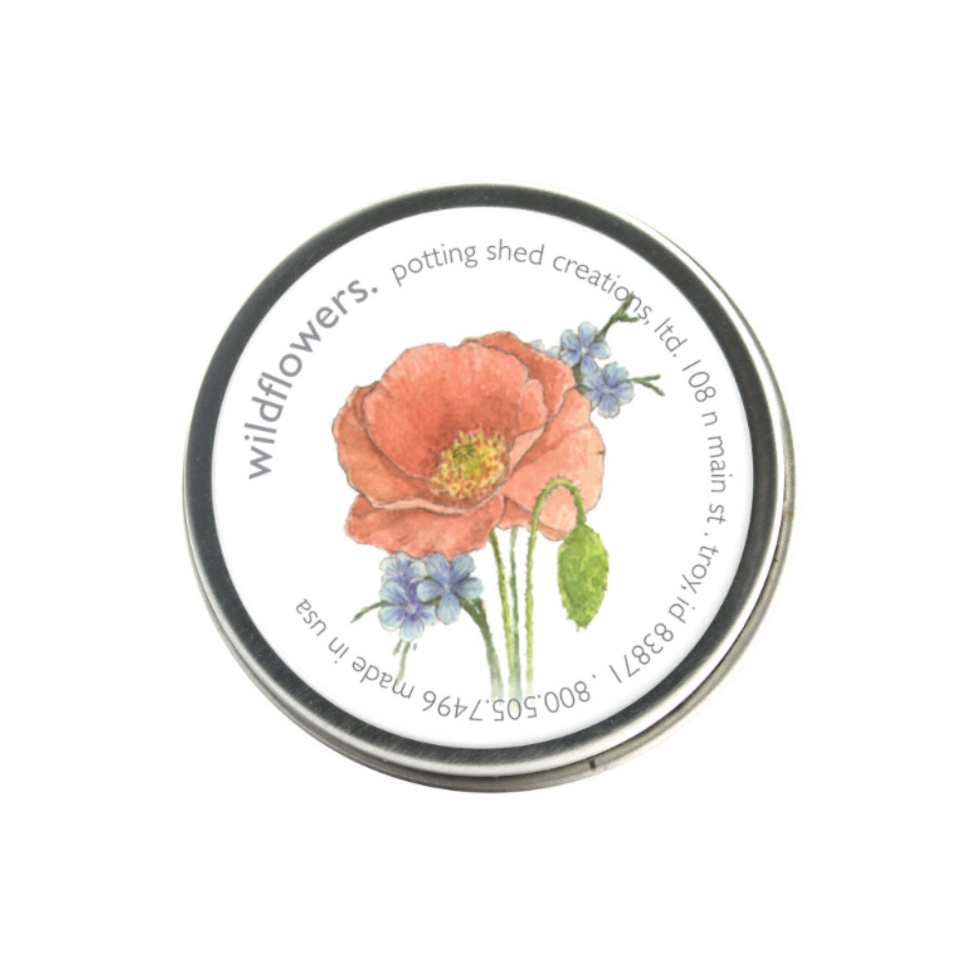 Wildflower seed mix in recycled tin gift